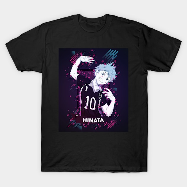 haikyuu - "haikyu" : hinata - haikyu volleyball - dynamic style poster - awsome gift for anime lover T-Shirt by EhsanStore